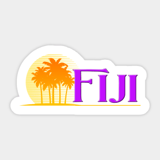 Life's a Beach: Fiji Sticker